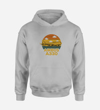 Thumbnail for Retro Airbus A330 Designed Hoodies