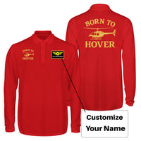 Thumbnail for Born To Hover Designed Long Sleeve Polo T-Shirts (Double-Side)