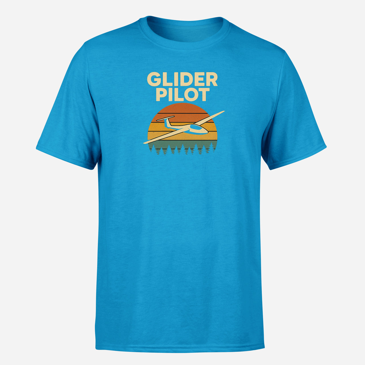 Retro Glider Design Super Quality T-Shirts