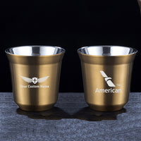 Thumbnail for American Airlines Designed Double Wall Stainless Steel Coffee Mugs