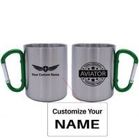 Thumbnail for %100 Original Aviator Designed Stainless Steel Outdoors Mugs
