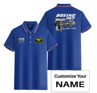 Thumbnail for Boeing 757 & Rolls Royce Engine (RB211) Designed Stylish Polo T-Shirts (Double-Side)