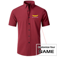 Thumbnail for Custom Name (Badge 2) Design Super Quality Short Sleeve Shirts