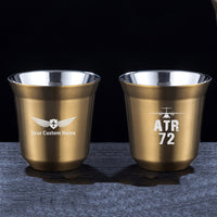 Thumbnail for ATR-72 & Plane Designed Double Wall Stainless Steel Coffee Mugs