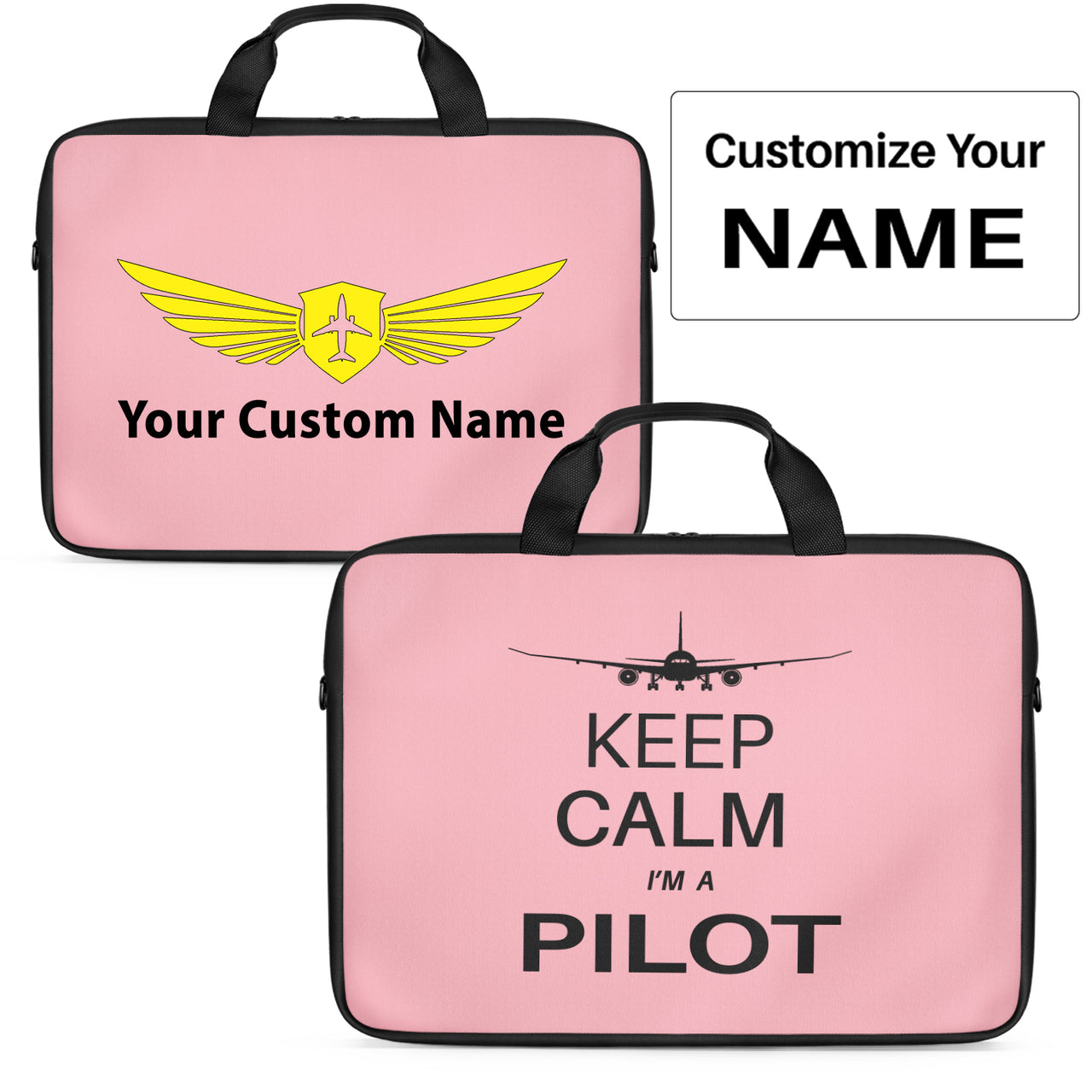 Pilot (777 Silhouette) Designed Laptop & Tablet Bags