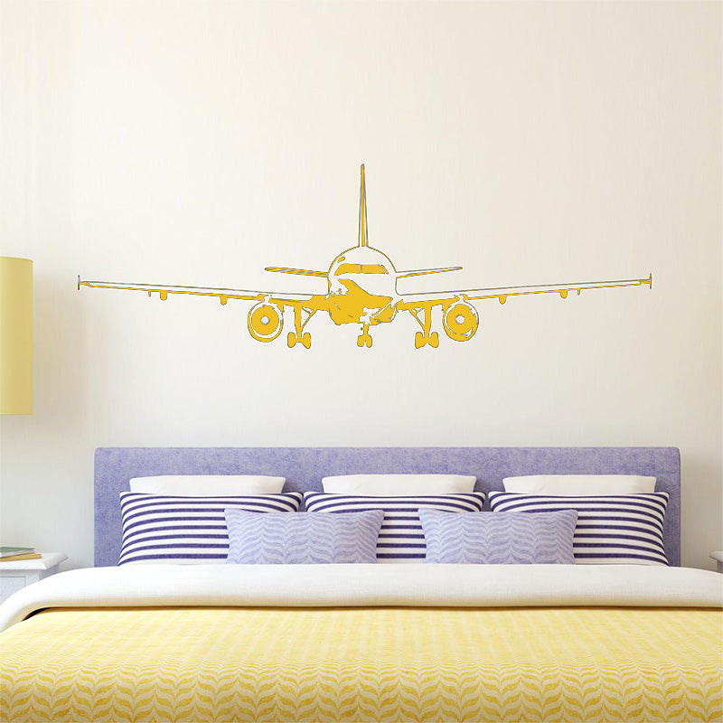 Face to Face with Airbus A320 Designed Wall Sticker