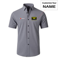 Thumbnail for I Love Embraer Designed Short Sleeve Shirts
