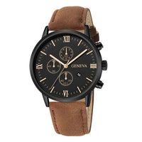 Thumbnail for Quartz Watch Men Roman Dial Watch Fashion Round Date Quartz Watch