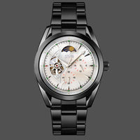 Thumbnail for Fully Automatic Mechanical Moon Phase Hollow Bottom Waterproof Watch