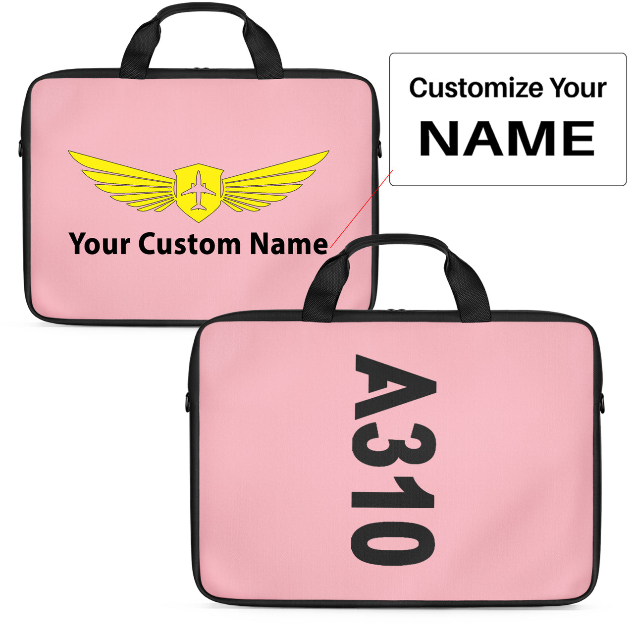 A310 Text Designed Laptop & Tablet Bags