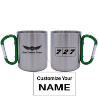 Thumbnail for Flat Colourful 727 Designed Stainless Steel Outdoors Mugs