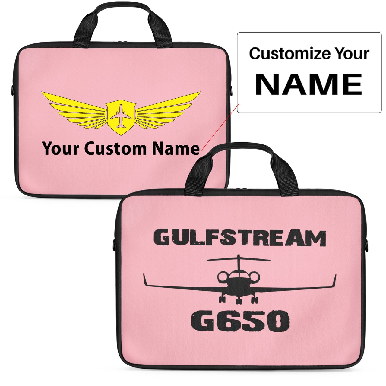 Gulfstream G650 & Plane Designed Laptop & Tablet Bags