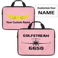 Thumbnail for Gulfstream G650 & Plane Designed Laptop & Tablet Bags