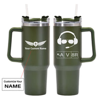 Thumbnail for AV8R 2 Designed 40oz Stainless Steel Car Mug With Holder