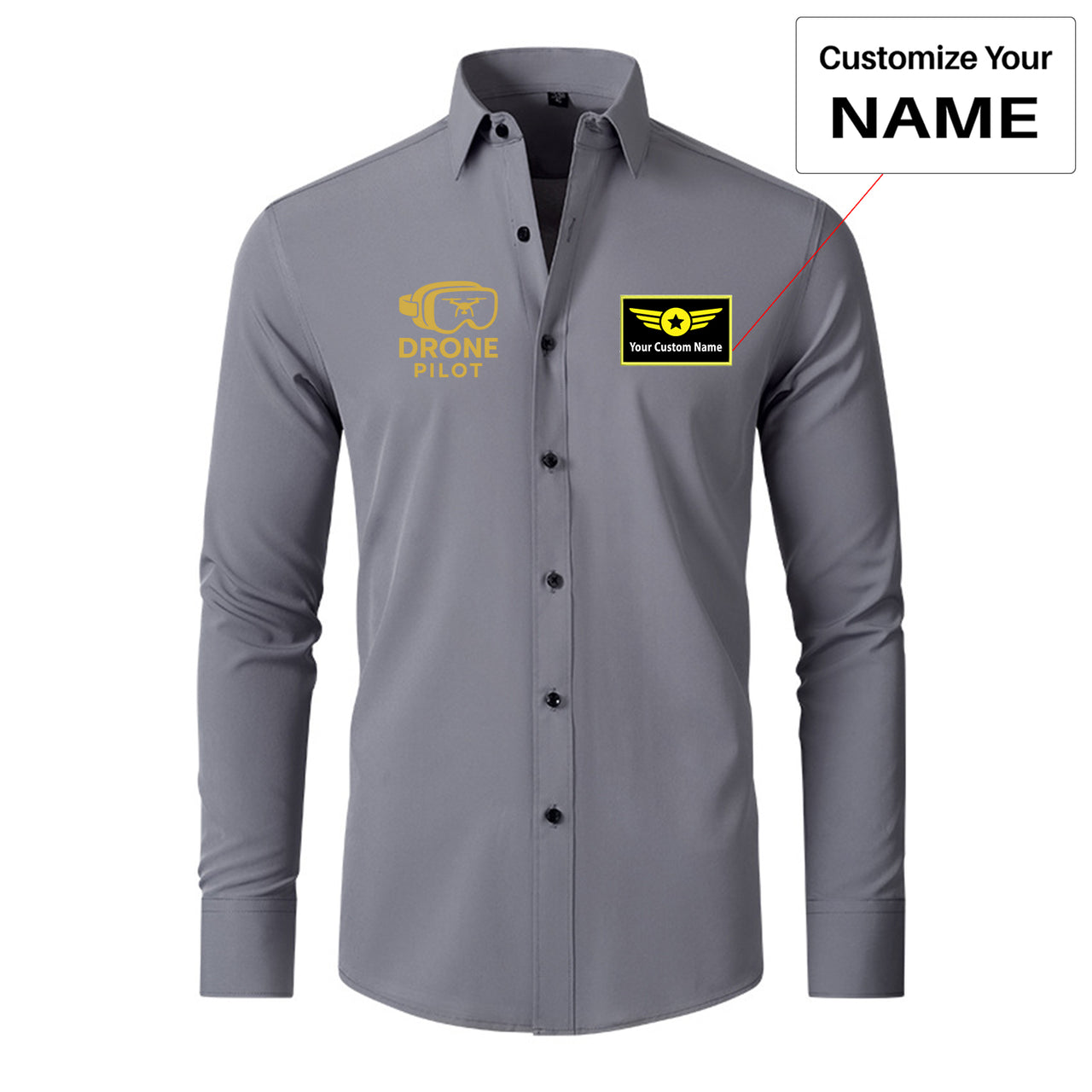 Googles & Drone Pilot Designed Long Sleeve Shirts