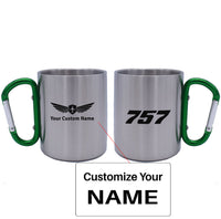 Thumbnail for 757 Flat Text Designed Stainless Steel Outdoors Mugs