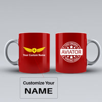 Thumbnail for 100 Original Aviator Designed Ceramic White Mugs