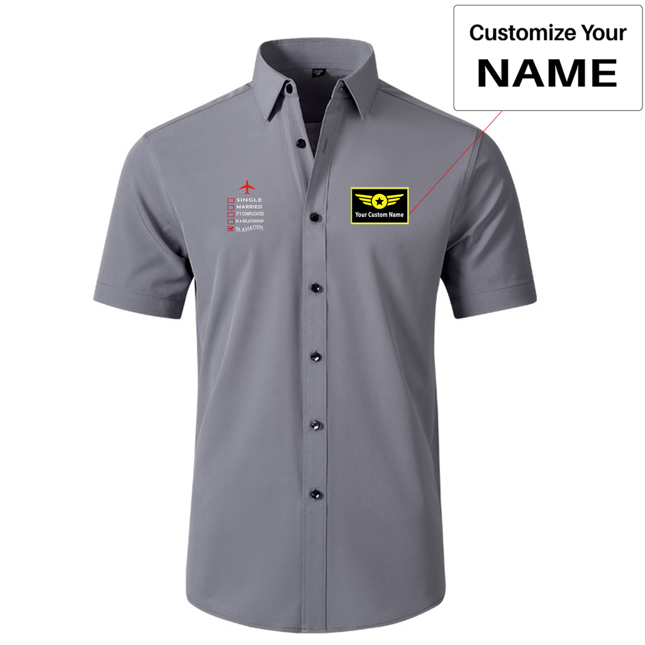 In Aviation Designed Short Sleeve Shirts