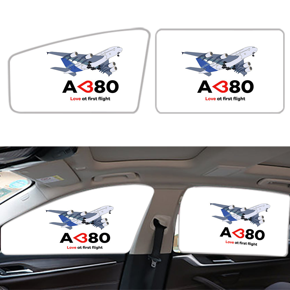 Airbus A380 Love at first flight Designed Car Sun Shade (Side window)