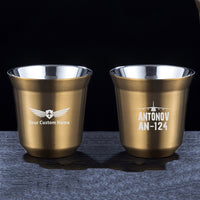 Thumbnail for Antonov AN-124 & Plane Designed Double Wall Stainless Steel Coffee Mugs