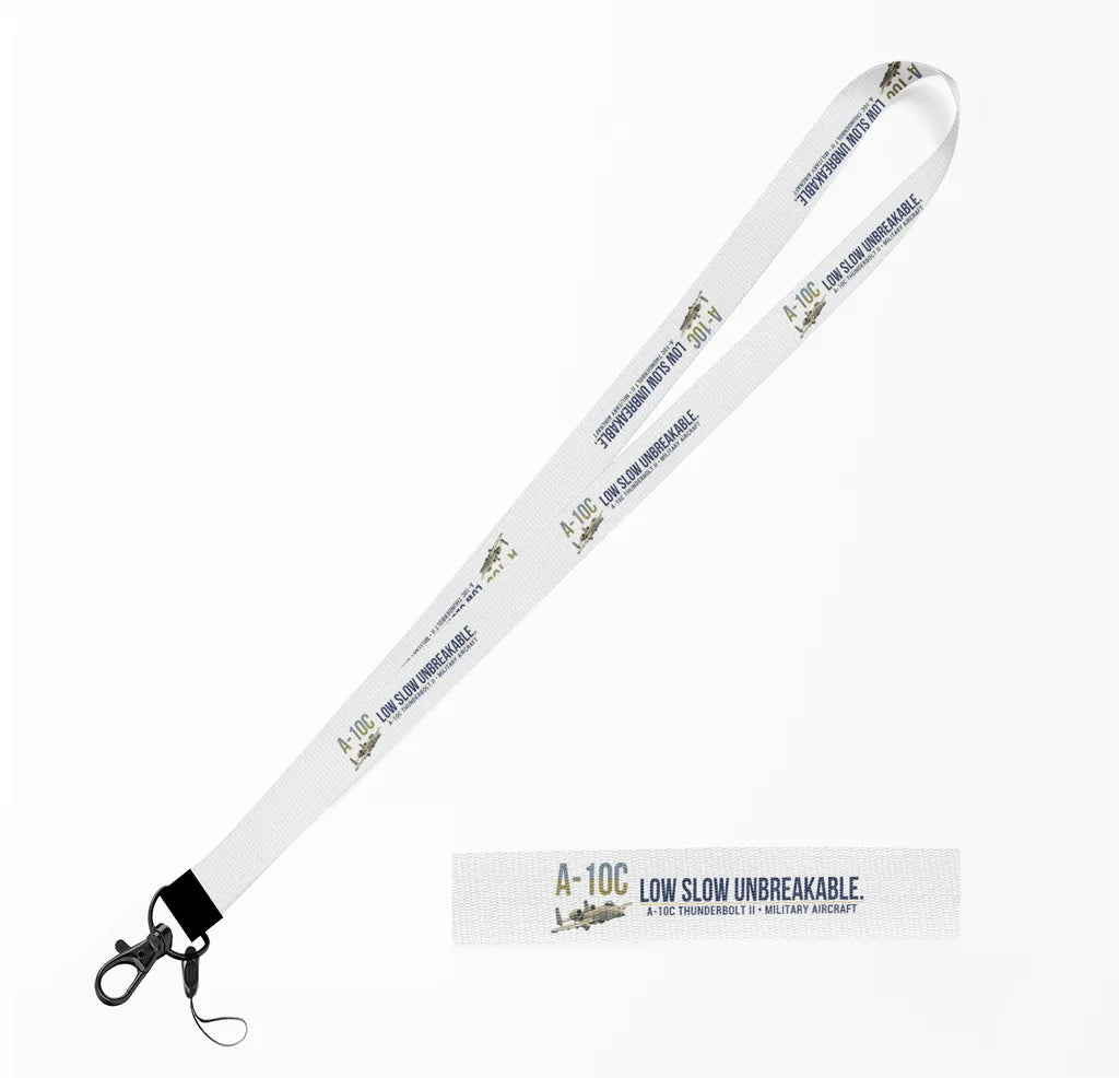 A-10C Thunderbolt II lanyard - white