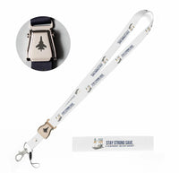 Thumbnail for A-1H Skyraider seat belt lanyard - white