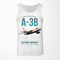 Thumbnail for A-3B Skywarrior design on white tank top