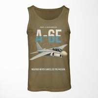 Thumbnail for A-6E Intruder design on green army tank top