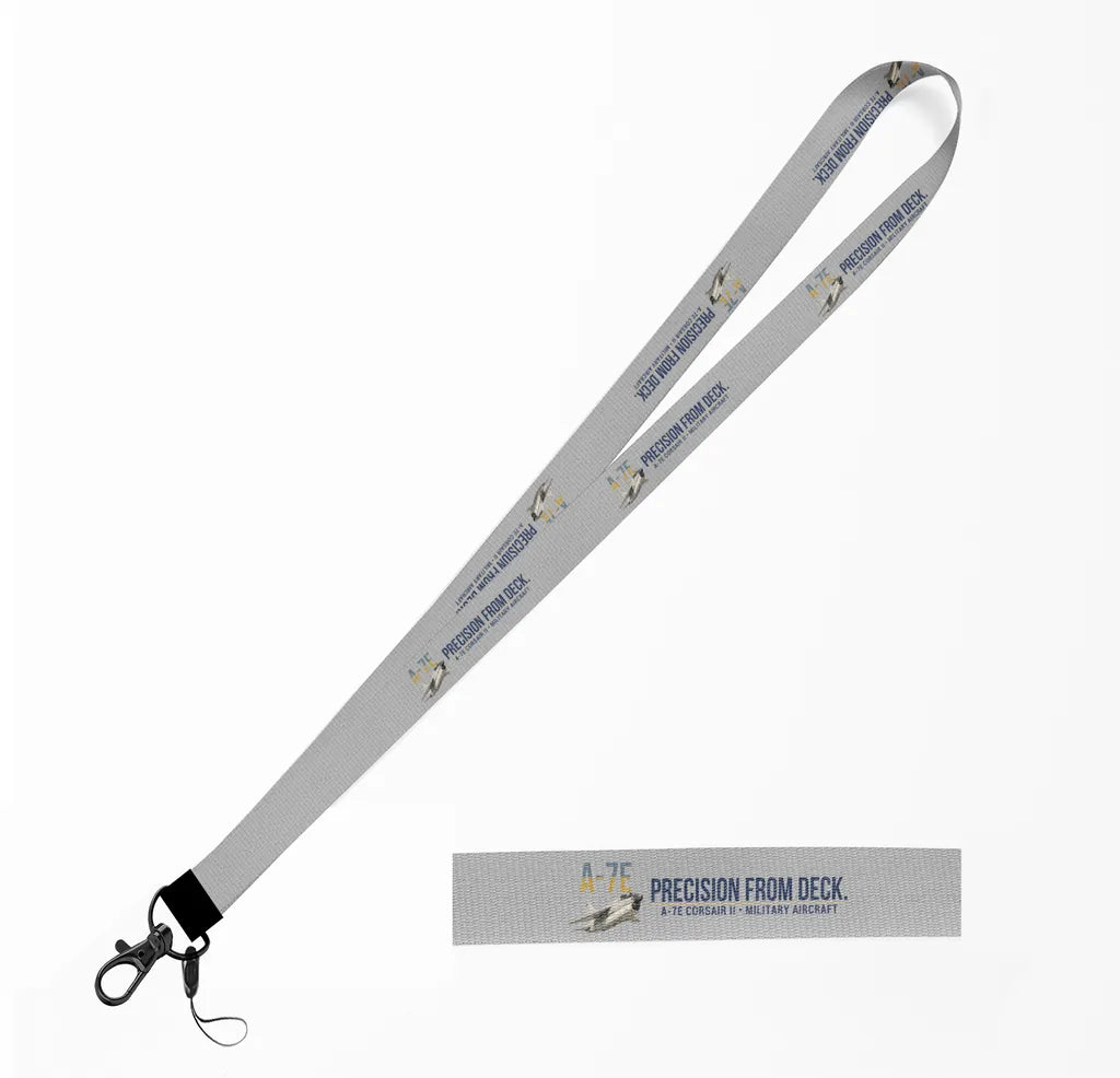 A-7E Corsair II lanyard - light gray