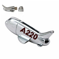 Thumbnail for A220 Flat Text Designed Airplane Shape USB Drives