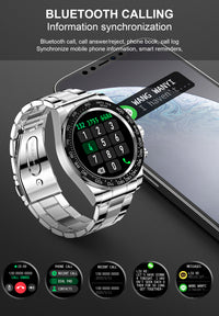 Thumbnail for AW13 Pro Stainless Steel Smart Watch: Bluetooth Calling, Heart Rate Monitor & Fitness Bracelet Functionality