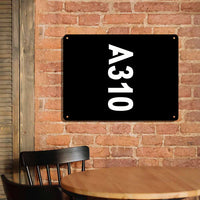 Thumbnail for A310 Text Printed Metal Sign