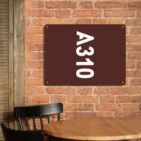 Thumbnail for A310 Text Printed Metal Sign
