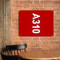 Thumbnail for A310 Text Printed Metal Sign