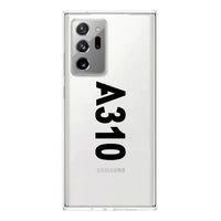 Thumbnail for A310 Text Transparent Silicone Samsung A Cases