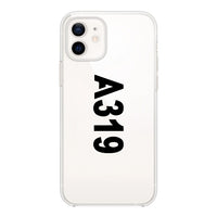 Thumbnail for A319 Text Designed Transparent Silicone iPhone Cases