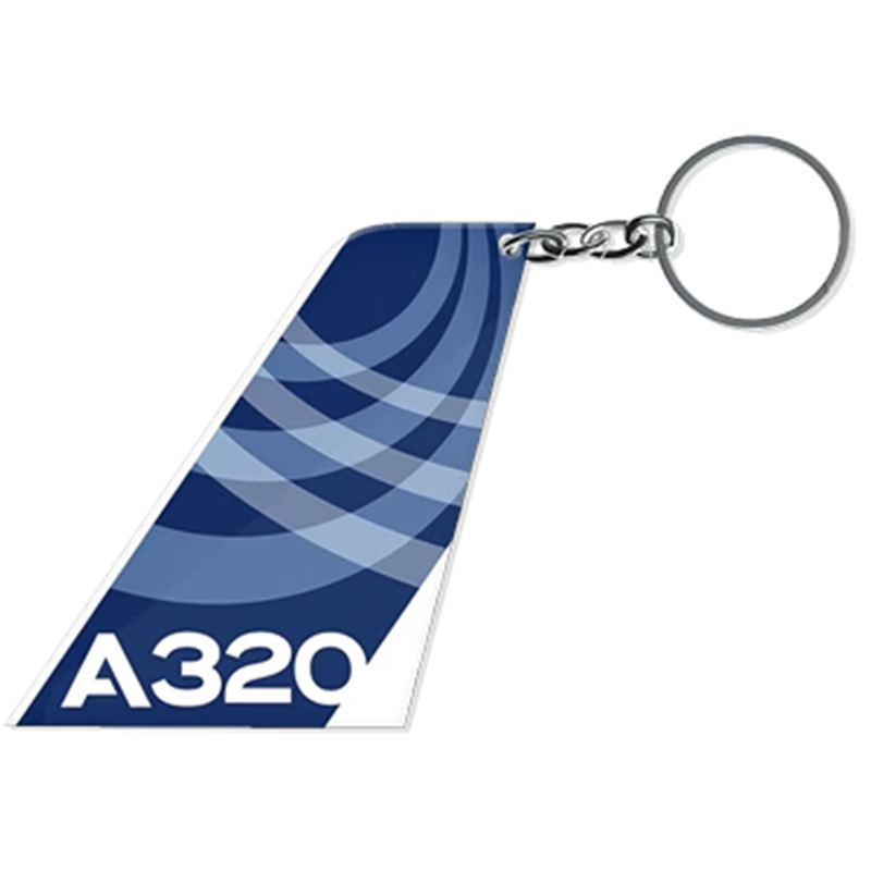 Tail Airbus A320 Designed Key Chains