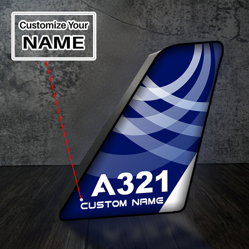 A321 Designed Led Aircraft Tail & 3D Lamp - view 2
