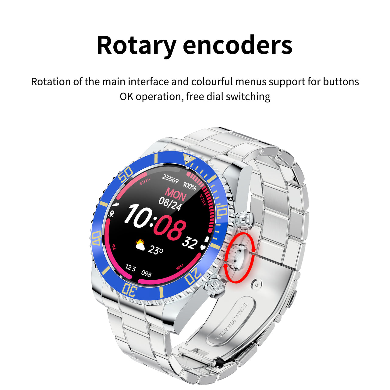 AW12 Smartwatch: Sleek Design with Bluetooth Calling, Fitness Modes & Premium Build