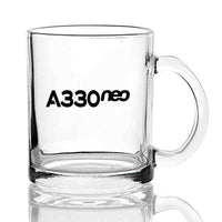 Thumbnail for A330neo & Text Designed Coffee & Tea Glasses