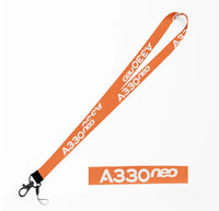 Thumbnail for A330neo & Text lanyard - orange