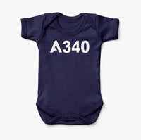 Thumbnail for A320neo & Text Designed Baby Bodysuits (Copy)