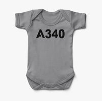 Thumbnail for A320neo & Text Designed Baby Bodysuits (Copy)