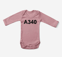 Thumbnail for A320neo & Text Designed Baby Bodysuits (Copy)