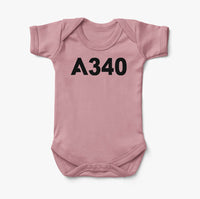 Thumbnail for A320neo & Text Designed Baby Bodysuits (Copy)