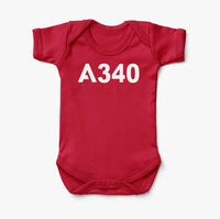 Thumbnail for A320neo & Text Designed Baby Bodysuits (Copy)
