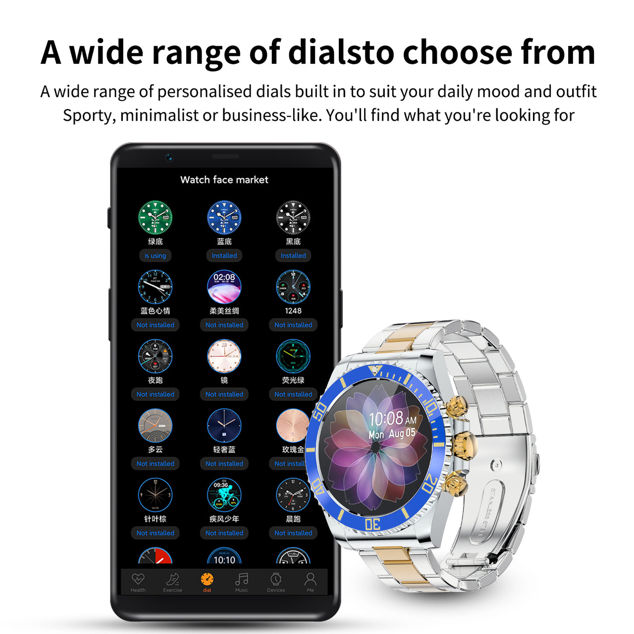 AW12 Smartwatch: Sleek Design with Bluetooth Calling, Fitness Modes & Premium Build