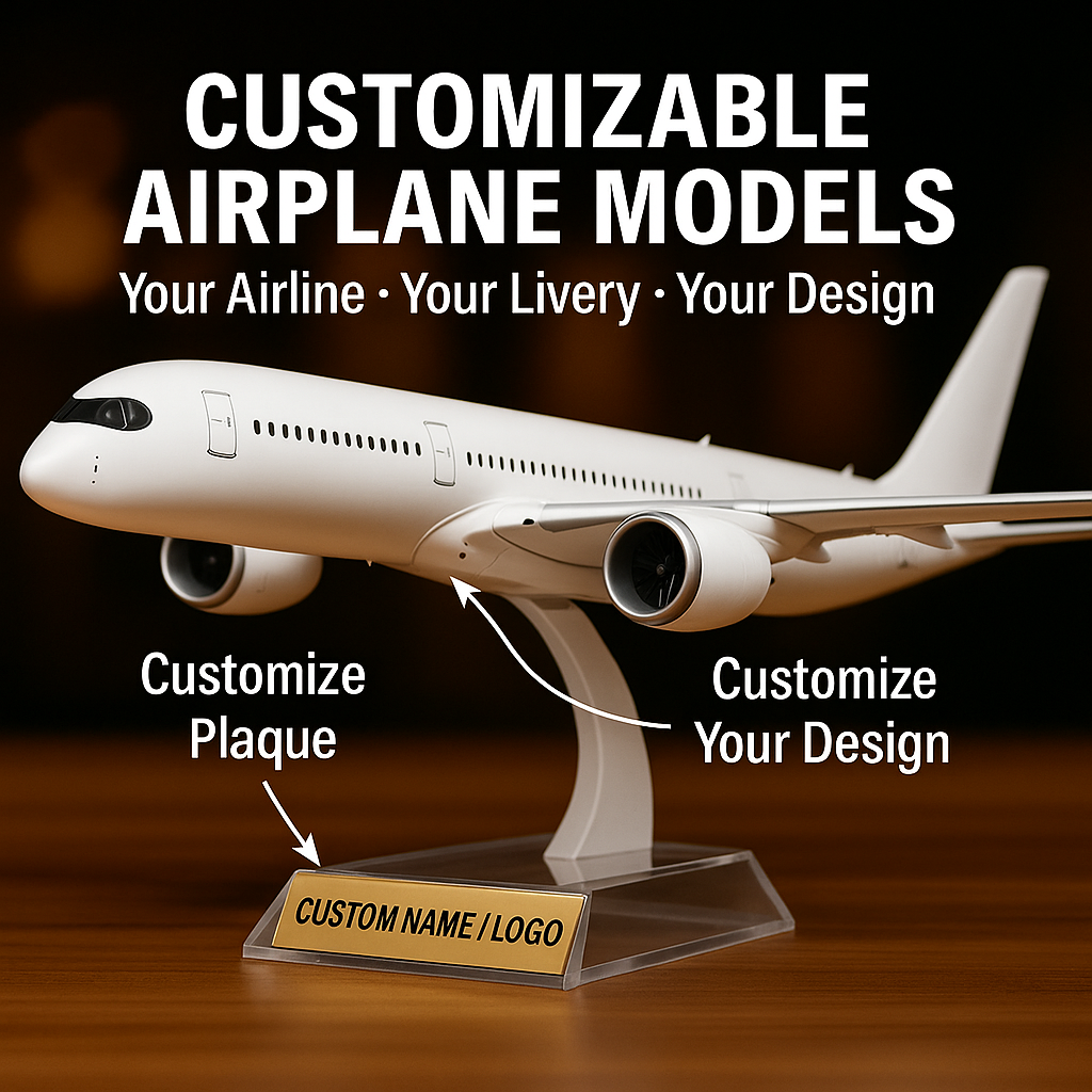 Custom Logo/Livery/Design Airbus A350 Model