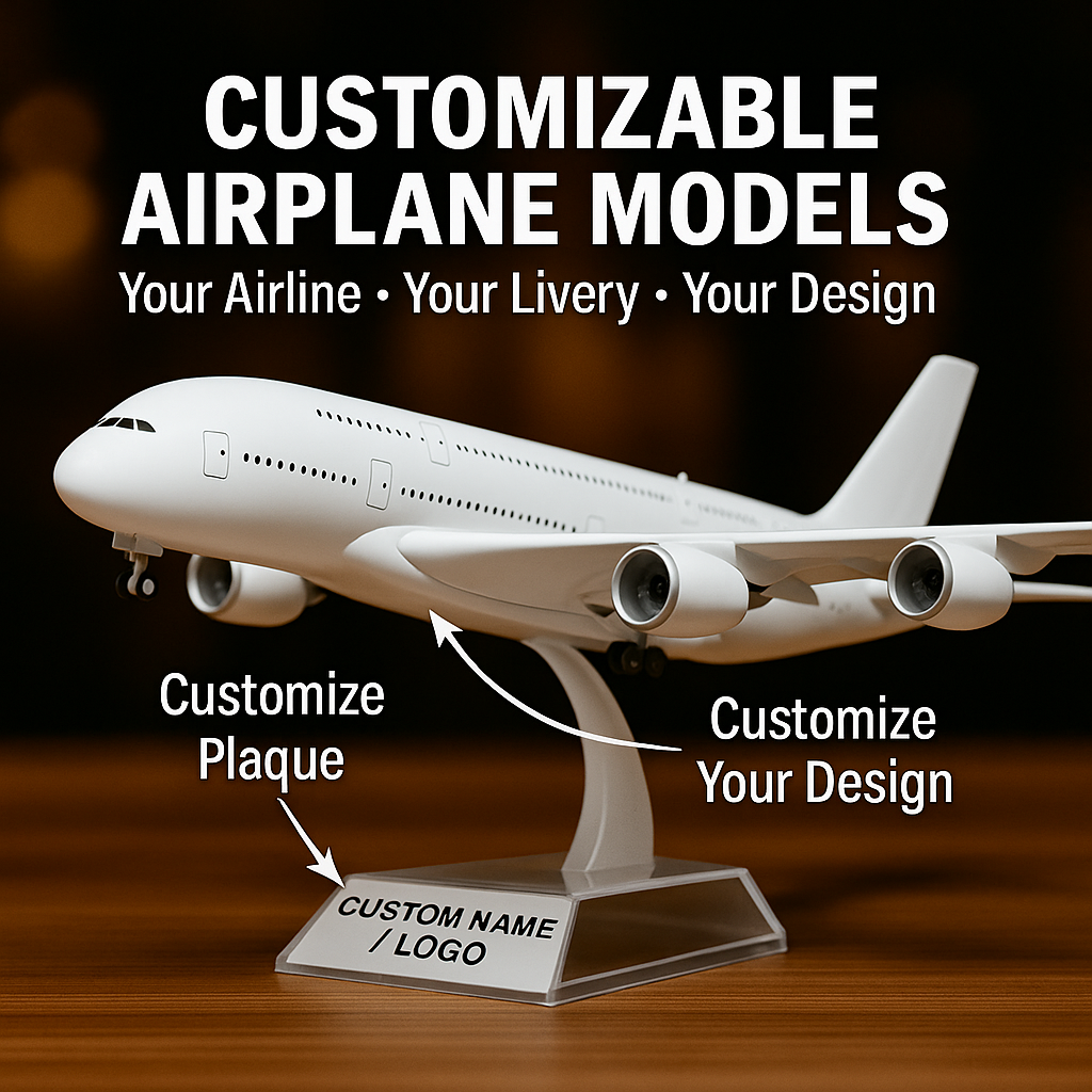 Custom Logo/Livery/Design Airbus A380 Model