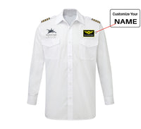 Thumbnail for The McDonnell Douglas F18 Designed Long Sleeve Pilot Shirts